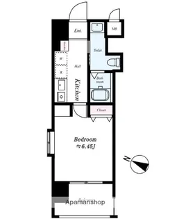 アソシアグロッツォ薬院サウスシーン【10階】の間取り