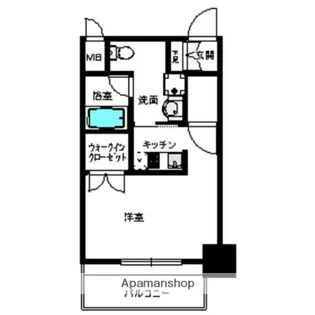 アイセレブ高砂ベネフィス【4階】の間取り