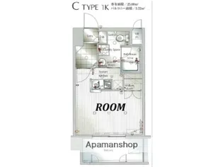 アイセレブ高砂ベネフィス【8階】の間取り