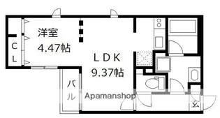 BRANCHE平尾【2階】の間取り