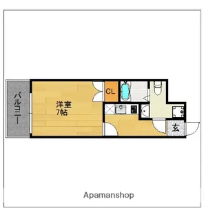 エステートモア平尾ヒルズ【4階】の間取り