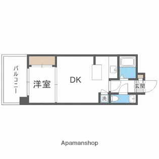 エステートモア・天神サクセス【10階】の間取り