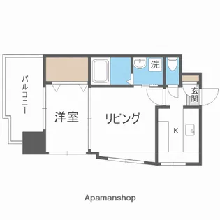 エステートモア平尾公園通り【7階】の間取り