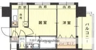 エステートモア平尾公園通り【8階】の間取り