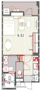 アントゥール薬院【14階】の間取り