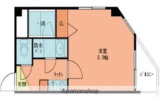イーストガーデン薬院【4階】の間取り