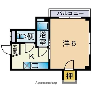 ソレイユ大濠【3階】の間取り