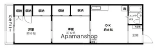 リバーサイドコーポ【3階】の間取り