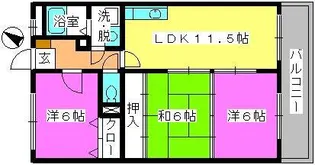 福岡県福岡市博多区浦田2丁目【マンション】の間取り