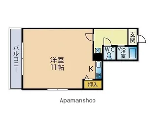 ブランズマンション小笹【2階】の間取り