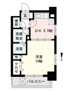 GH舞鶴【10階】の間取り