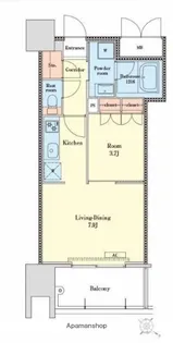 RJRプレシア天神サウス【10階】の間取り