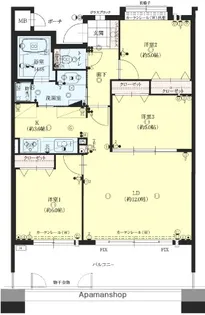 エイルマンション天神ロゼア【12階】の間取り