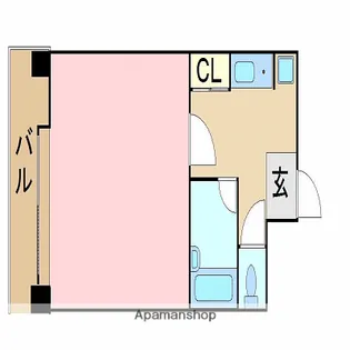 ポルグラシア大手門【8階】の間取り