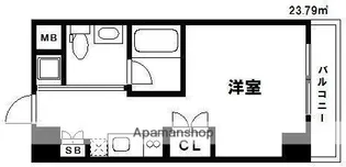 リヴィエールシャン【5階】の間取り