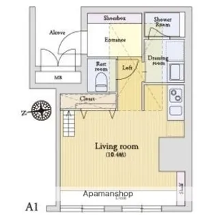 ラクレイス薬院【2階】の間取り