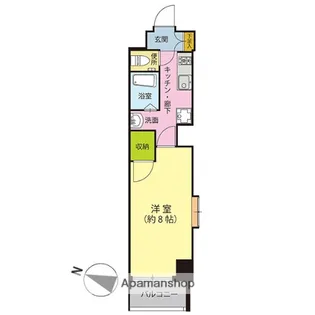 スカイヒルズ【7階】の間取り