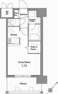 福岡県福岡市博多区対馬小路【マンション】の間取り