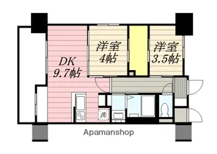 福岡県福岡市博多区博多駅南3丁目【マンション】の間取り