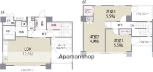 福岡県福岡市博多区比恵町【マンション】の間取り