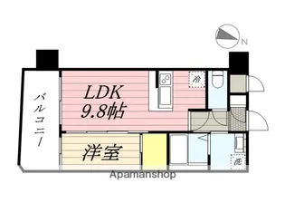 ネストピア東比恵駅前【4階】の間取り