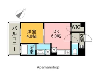 福岡県福岡市博多区東比恵4丁目【マンション】の間取り