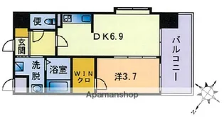 カーサエンペサール【8階】の間取り