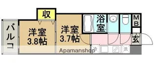 福岡県福岡市博多区堅粕2丁目【マンション】の間取り