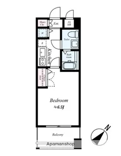 福岡県福岡市博多区神屋町【マンション】の間取り