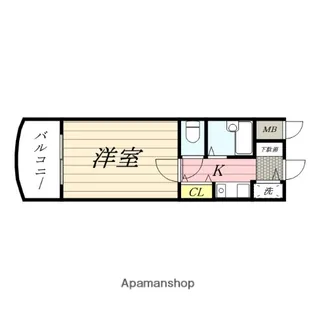 福岡県福岡市博多区吉塚2丁目【マンション】の間取り