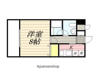 福岡県福岡市博多区下呉服町【マンション】の間取り