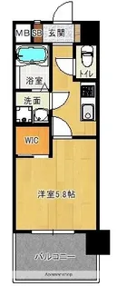 福岡県福岡市博多区住吉3丁目【マンション】の間取り