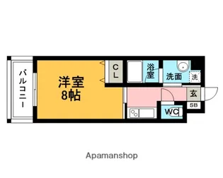 福岡県福岡市博多区吉塚本町【マンション】の間取り