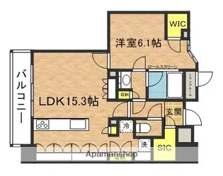 福岡県福岡市博多区綱場町【マンション】の間取り