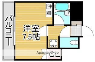 福岡県福岡市博多区対馬小路【マンション】の間取り