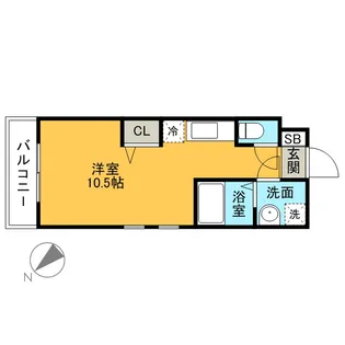 福岡県福岡市博多区奈良屋町【マンション】の間取り