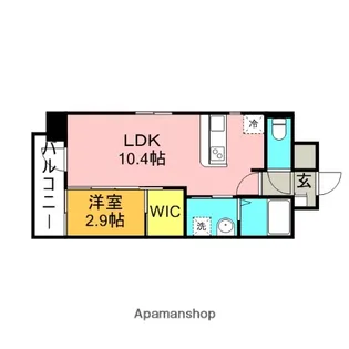 福岡県福岡市博多区博多駅前3丁目【マンション】の間取り