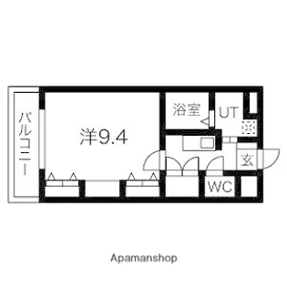 リンデン東薬院【4階】の間取り