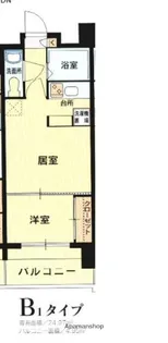 エステート・モア・シャトー薬院【5階】の間取り