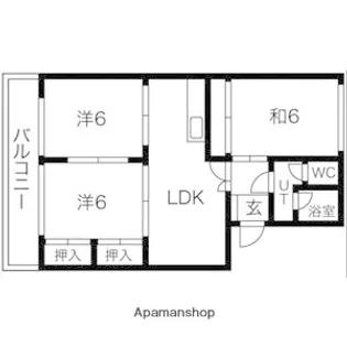 白水ビル【2階】の間取り