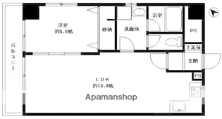 ネオハイツ薬院【7階】の間取り