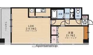グランパーク天神【11階】の間取り