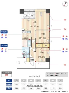 グランパーク天神【4階】の間取り
