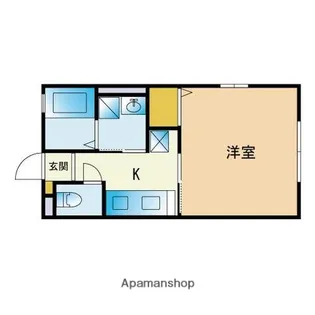 LE CIEL 平尾【1階】の間取り