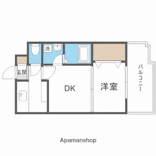 エステートモア平尾倶楽部【8階】の間取り