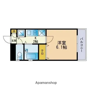 サンセール大宮【2階】の間取り