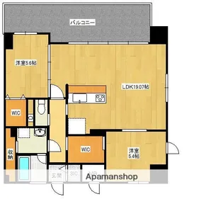 アクシオン薬院プレミアム【10階】の間取り