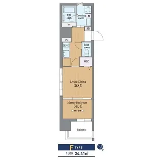 福岡県福岡市中央区平尾2丁目【マンション】の間取り