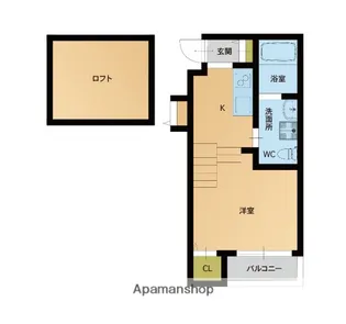 福岡県福岡市博多区吉塚6丁目【アパート】の間取り