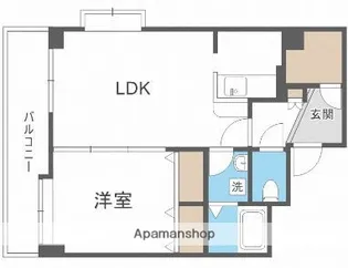 ルピエ舞鶴【6階】の間取り